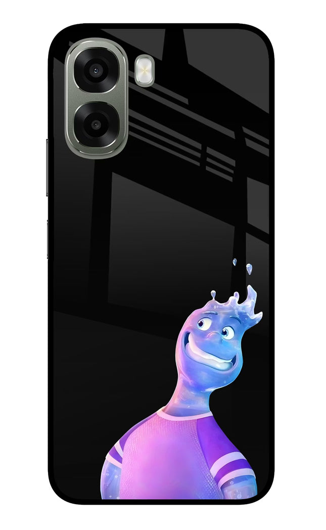 Wade Wave Oppo A6x 5G Glass Case Back Cover by Casekaro