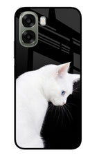 Snow Gaze Oppo A6x 5G Glass Case Back Cover by Casekaro