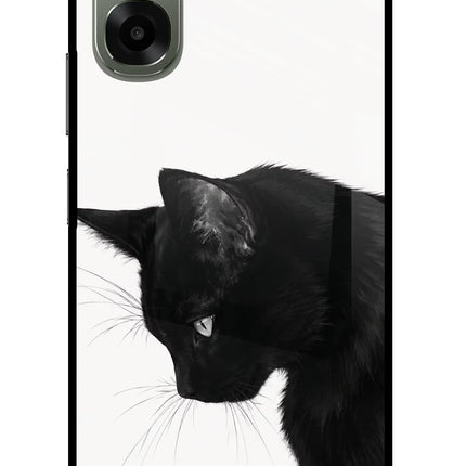 Shadow Gaze Oppo A6x 5G Glass Case Back Cover by Casekaro