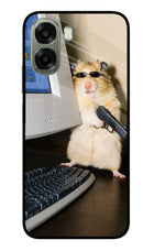 Hacker Hamster Oppo A6x 5G Glass Case Back Cover by Casekaro