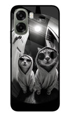 Hood Cats Oppo A6x 5G Glass Case Back Cover by Casekaro
