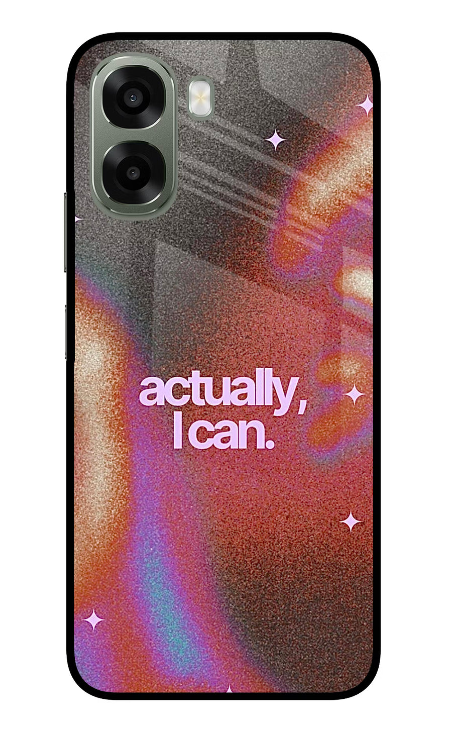 Pink Aura Oppo A6x 5G Back Cover, Glass case