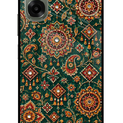 Green Pataka Oppo A6x 5G Glass Case