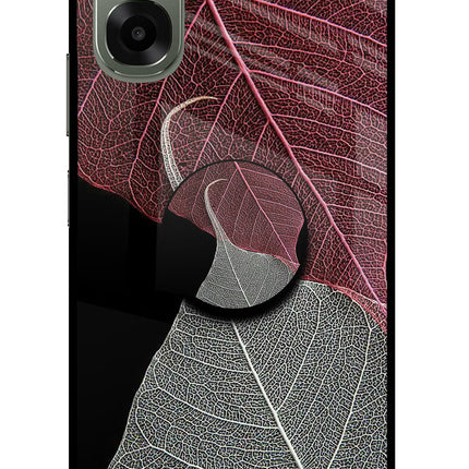 Leaf Pattern Oppo A6x 5G Pop Case by Casekaro