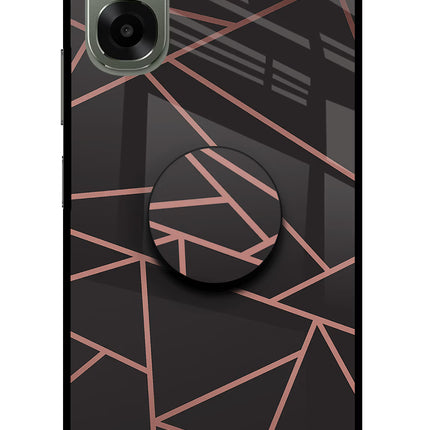 Geometric Pattern Oppo A6x 5G Pop Case by Casekaro