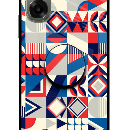 Colorful Pattern Oppo A6x 5G Pop Case by Casekaro