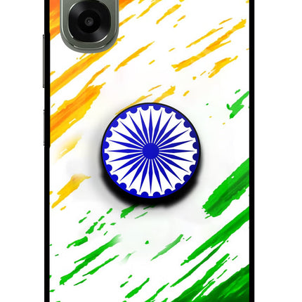 Indian Flag Ashoka Chakra Oppo A6x 5G Pop Case by Casekaro
