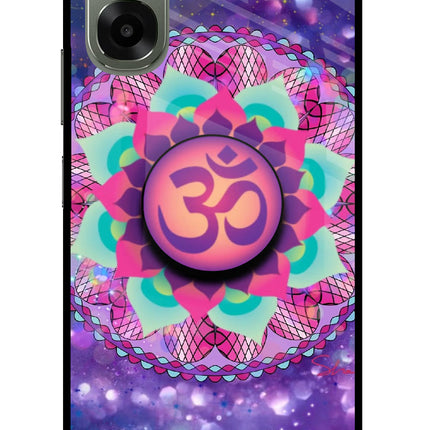Om Purple Oppo A6x 5G Pop Case by Casekaro