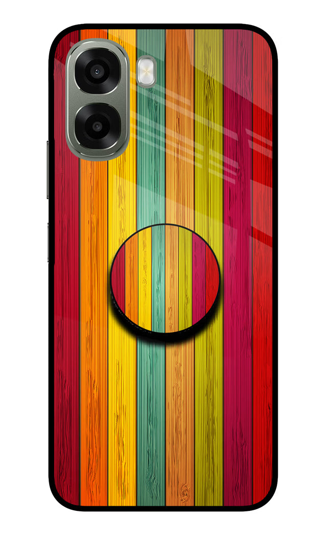 Multicolor Wooden Oppo A6x 5G Pop Case by Casekaro