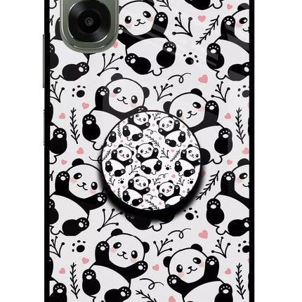 Cute Panda Oppo A6x 5G Pop Case by Casekaro