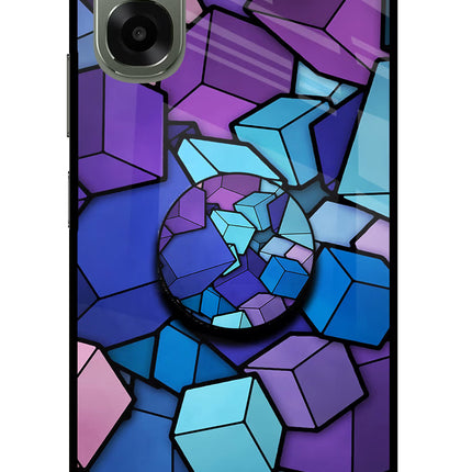 Cubic Abstract Oppo A6x 5G Pop Case by Casekaro