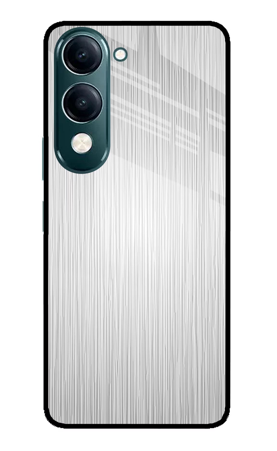 Wooden Grey Texture iQOO Z10 Lite 5G Glass Case