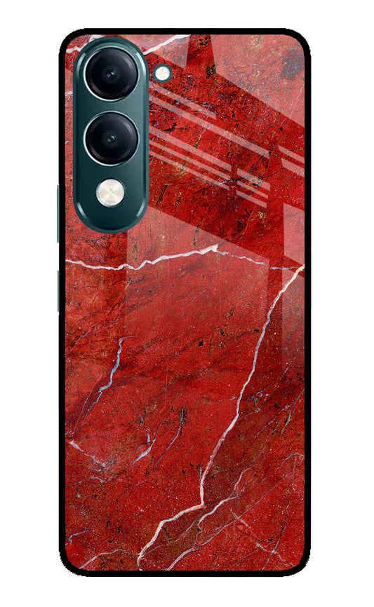 Red Marble Design iQOO Z10 Lite 5G Glass Case