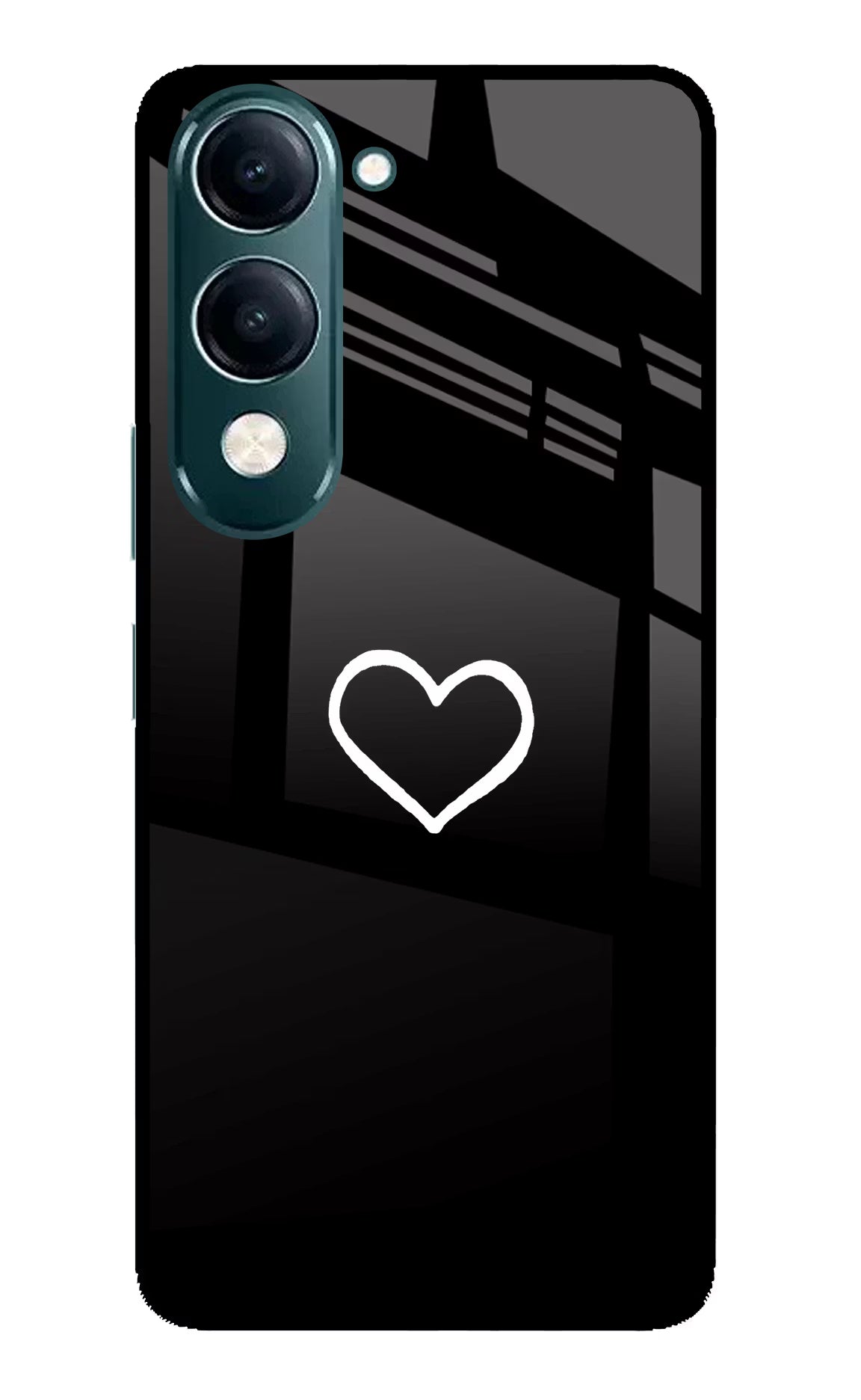Heart iQOO Z10 Lite 5G Glass Case