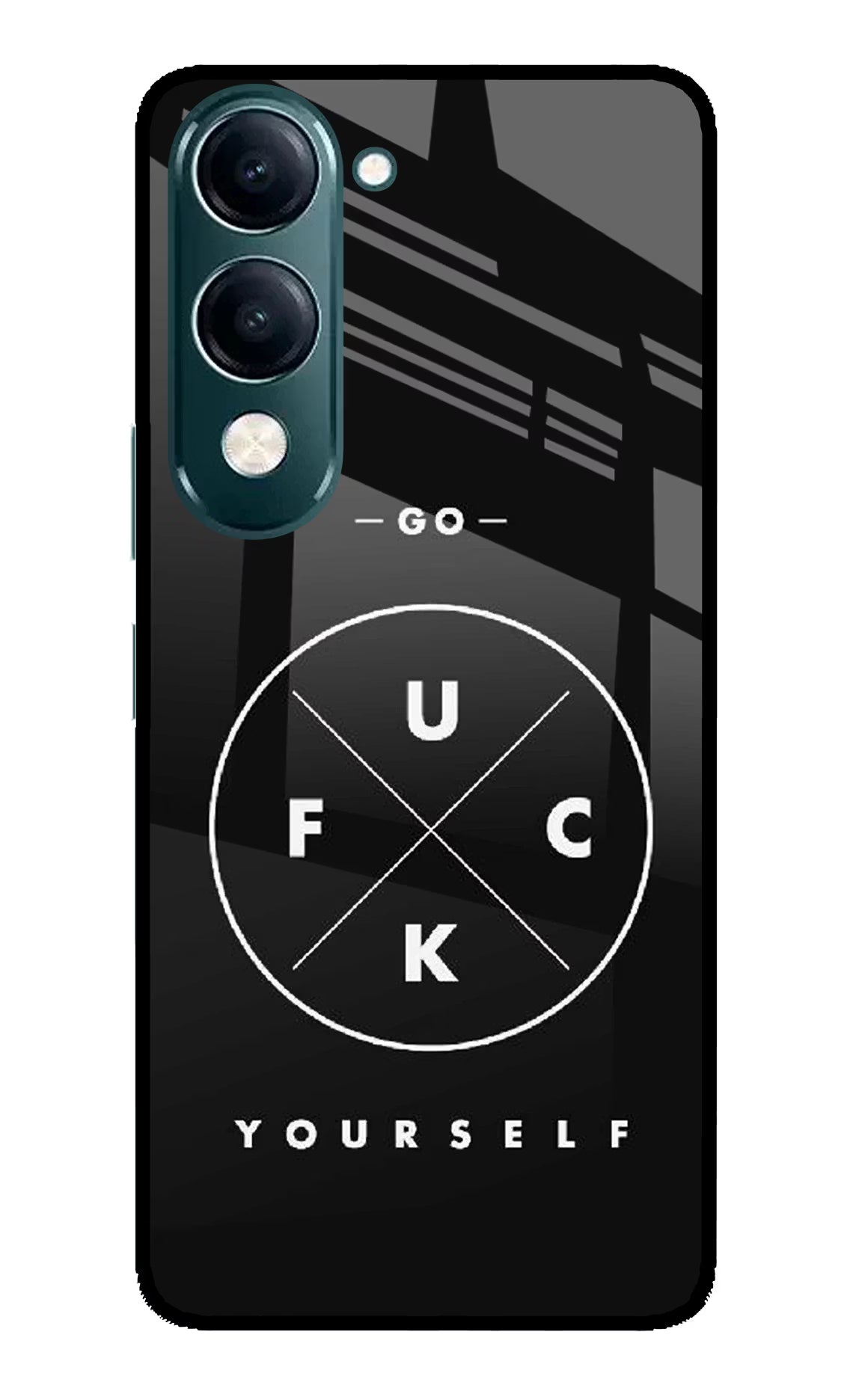 Go Fuck Yourself iQOO Z10 Lite 5G Glass Case