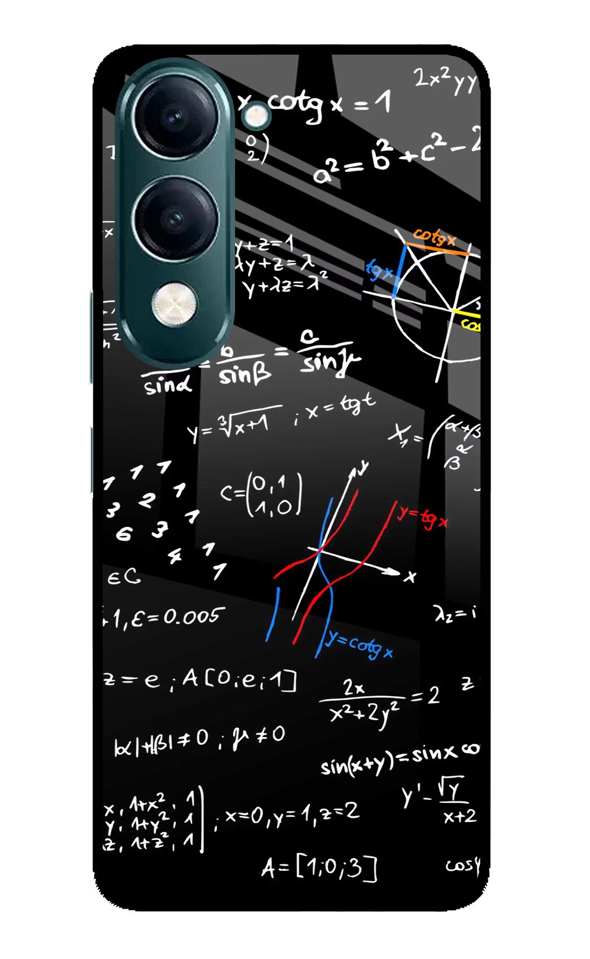 Mathematics Formula iQOO Z10 Lite 5G Glass Case