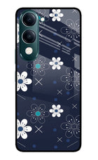 Flowers iQOO Z10 Lite 5G Glass Case Back Cover by Casekaro