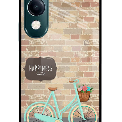 Happiness Artwork iQOO Z10 Lite 5G Glass Case Back Cover by Casekaro