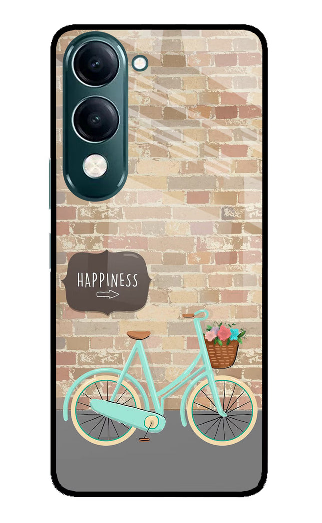 Happiness Artwork iQOO Z10 Lite 5G Glass Case Back Cover by Casekaro
