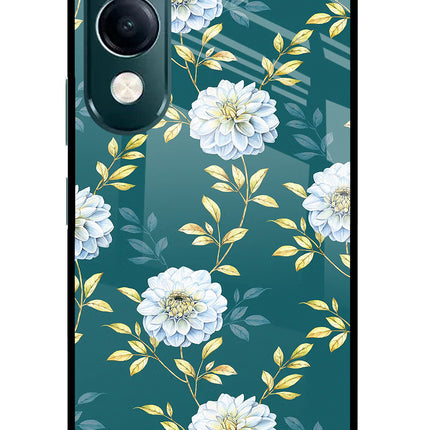 Flowers iQOO Z10 Lite 5G Glass Case Back Cover by Casekaro