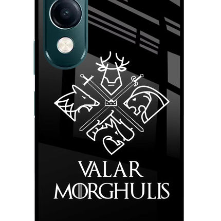 Valar Morghulis | Game Of Thrones iQOO Z10 Lite 5G Glass Case Back Cover by Casekaro