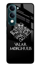 Valar Morghulis | Game Of Thrones iQOO Z10 Lite 5G Glass Case Back Cover by Casekaro