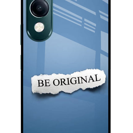 Be Original iQOO Z10 Lite 5G Glass Case Back Cover by Casekaro