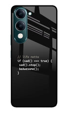 Life Motto Code iQOO Z10 Lite 5G Glass Case Back Cover by Casekaro
