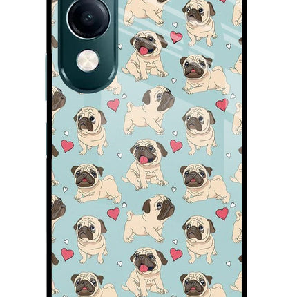 Pug Dog iQOO Z10 Lite 5G Glass Case Back Cover by Casekaro