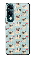 Pug Dog iQOO Z10 Lite 5G Glass Case Back Cover by Casekaro