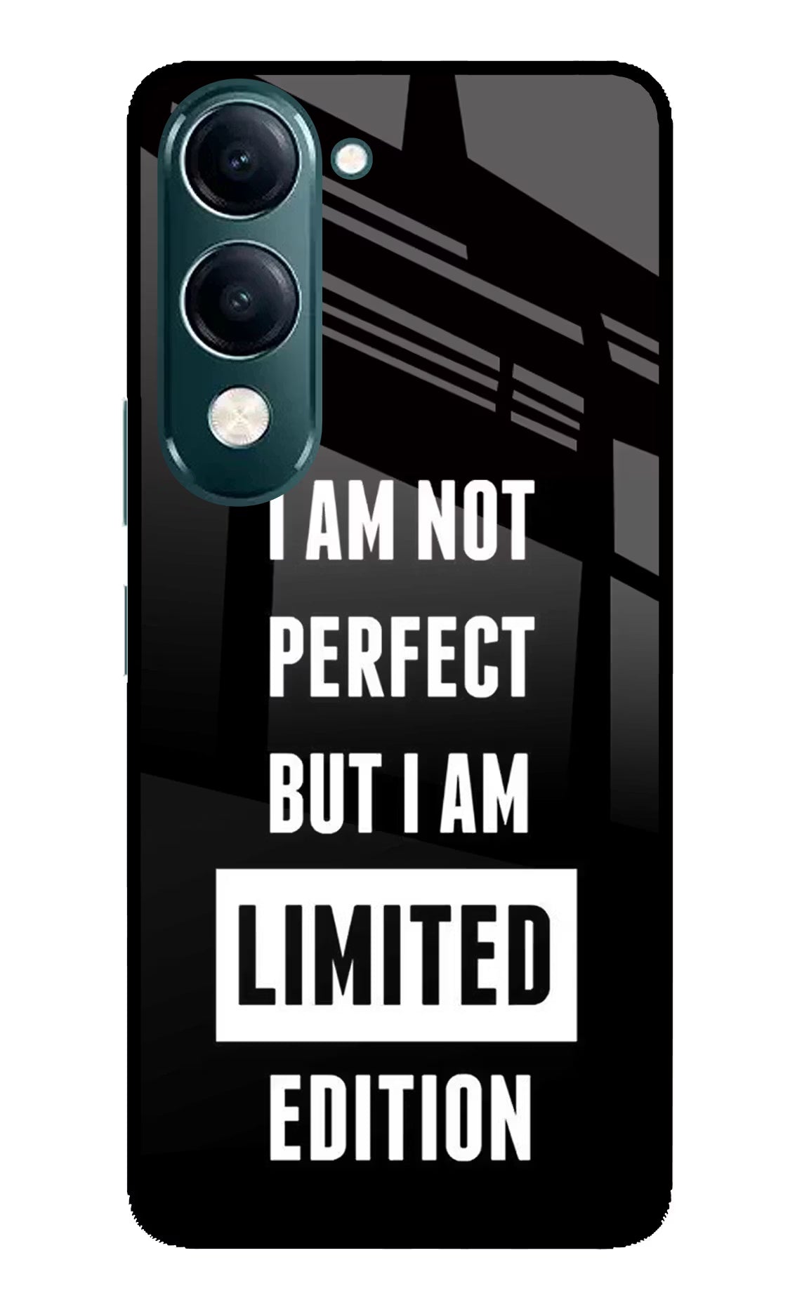 I Am Not Perfect But I Am Limited Edition iQOO Z10 Lite 5G Glass Case