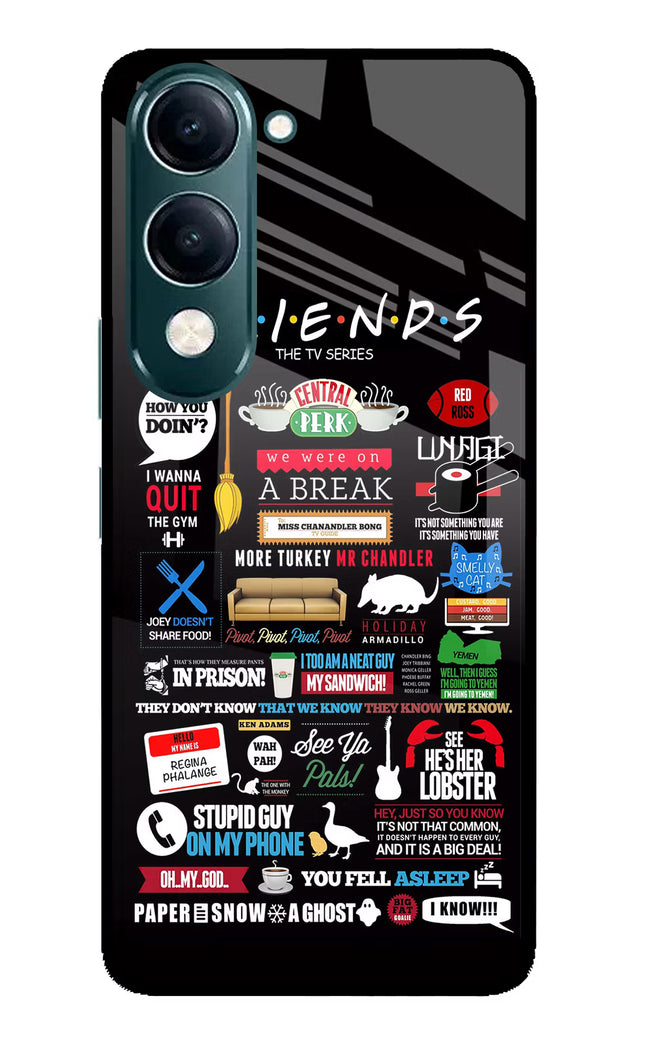 FRIENDS iQOO Z10 Lite 5G Glass Case Back Cover by Casekaro