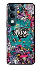 Music Graffiti iQOO Z10 Lite 5G Glass Case Back Cover by Casekaro