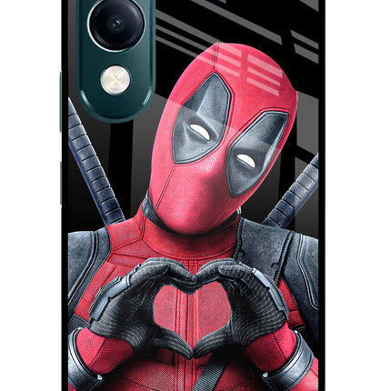 Deadpool iQOO Z10 Lite 5G Glass Case Back Cover by Casekaro