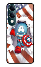 Captain America iQOO Z10 Lite 5G Glass Case Back Cover by Casekaro