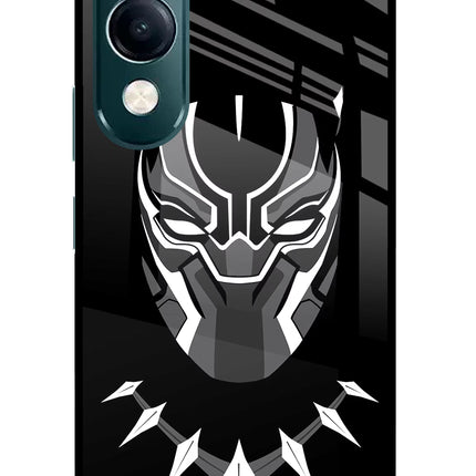 Black Panther iQOO Z10 Lite 5G Glass Case Back Cover by Casekaro