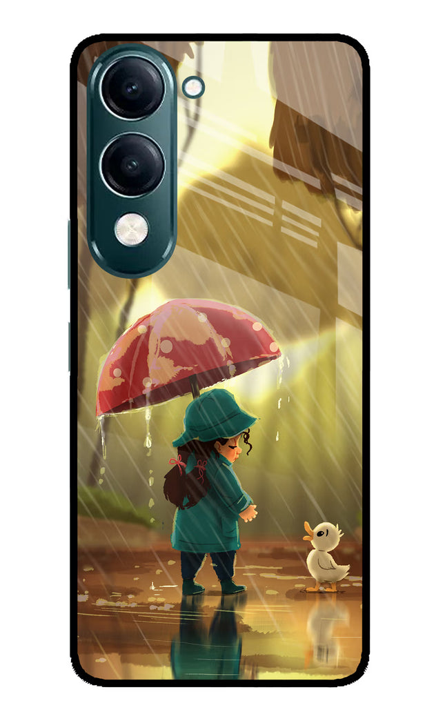 Rainy Day iQOO Z10 Lite 5G Glass Case Back Cover by Casekaro