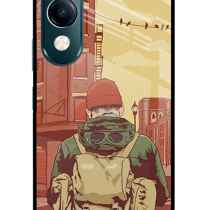 Adventurous iQOO Z10 Lite 5G Glass Case Back Cover by Casekaro