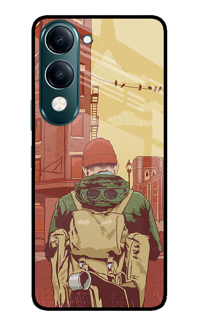 Adventurous iQOO Z10 Lite 5G Glass Case Back Cover by Casekaro