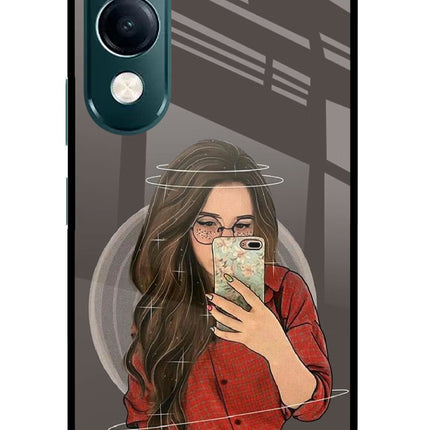Selfie Queen iQOO Z10 Lite 5G Glass Case Back Cover by Casekaro