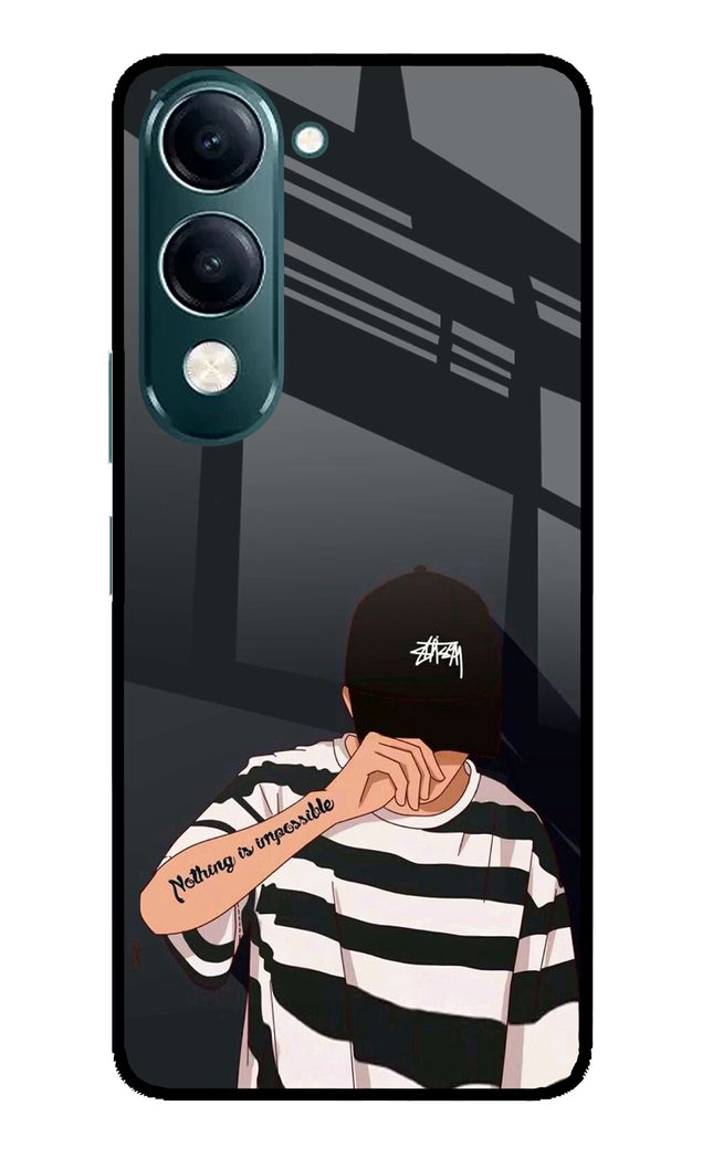 Aesthetic Boy iQOO Z10 Lite 5G Glass Case Back Cover by Casekaro