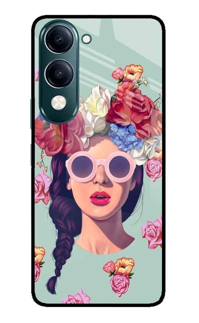 Pretty Girl iQOO Z10 Lite 5G Glass Case Back Cover by Casekaro