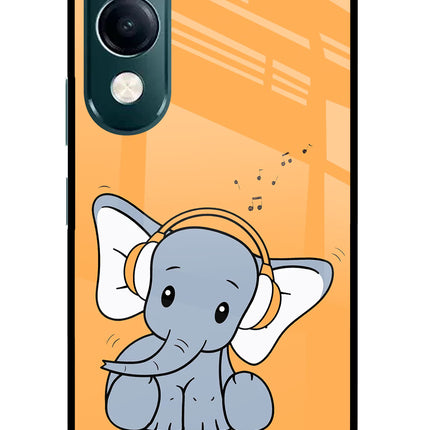 High On Music iQOO Z10 Lite 5G Glass Case Back Cover by Casekaro