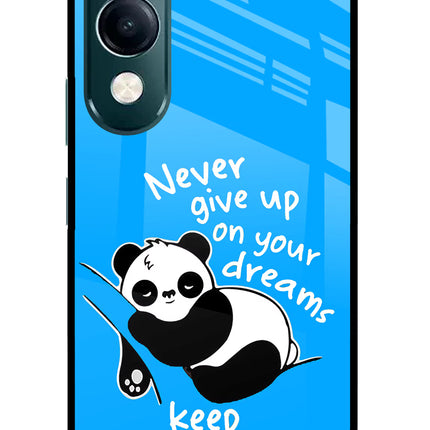 Keep Sleeping iQOO Z10 Lite 5G Glass Case Back Cover by Casekaro