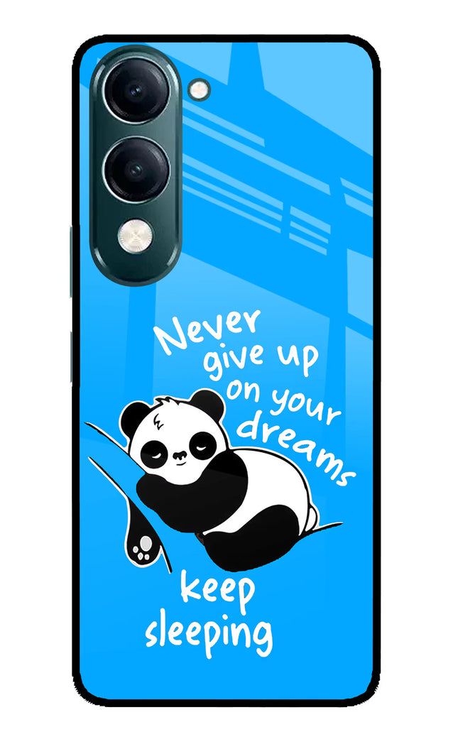 Keep Sleeping iQOO Z10 Lite 5G Glass Case Back Cover by Casekaro