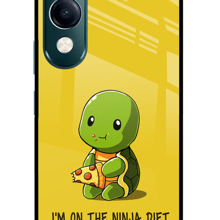 I'm on Ninja Diet iQOO Z10 Lite 5G Glass Case Back Cover by Casekaro