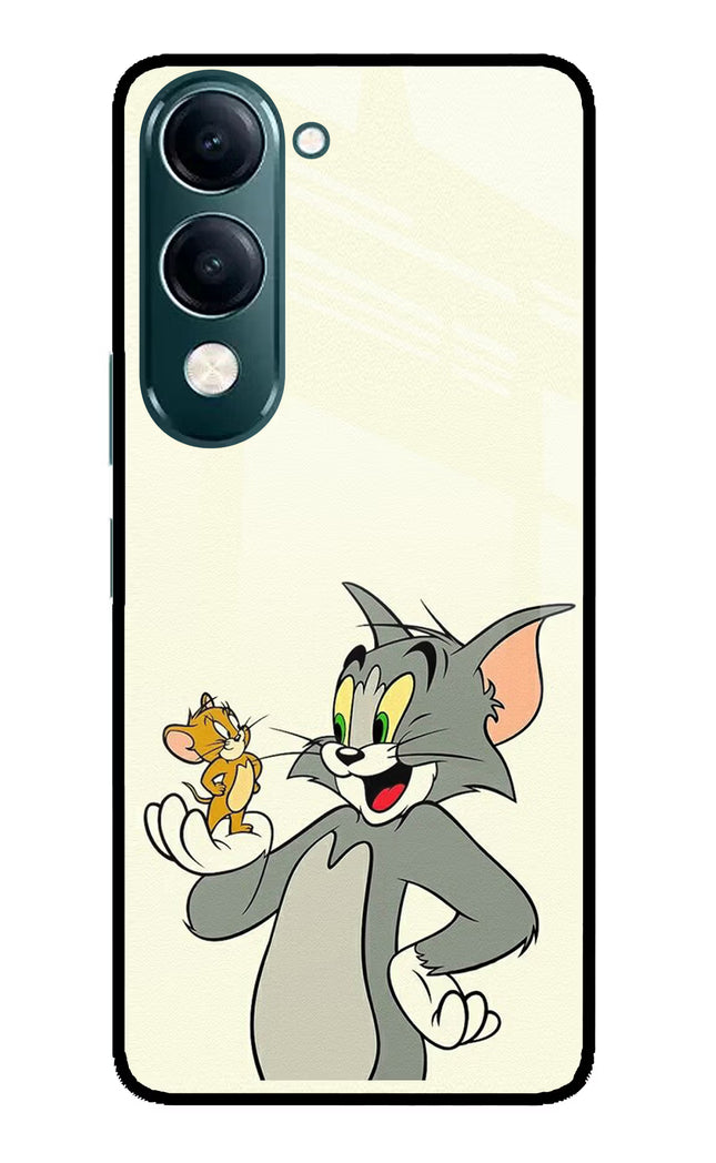 Tom & Jerry iQOO Z10 Lite 5G Glass Case Back Cover by Casekaro