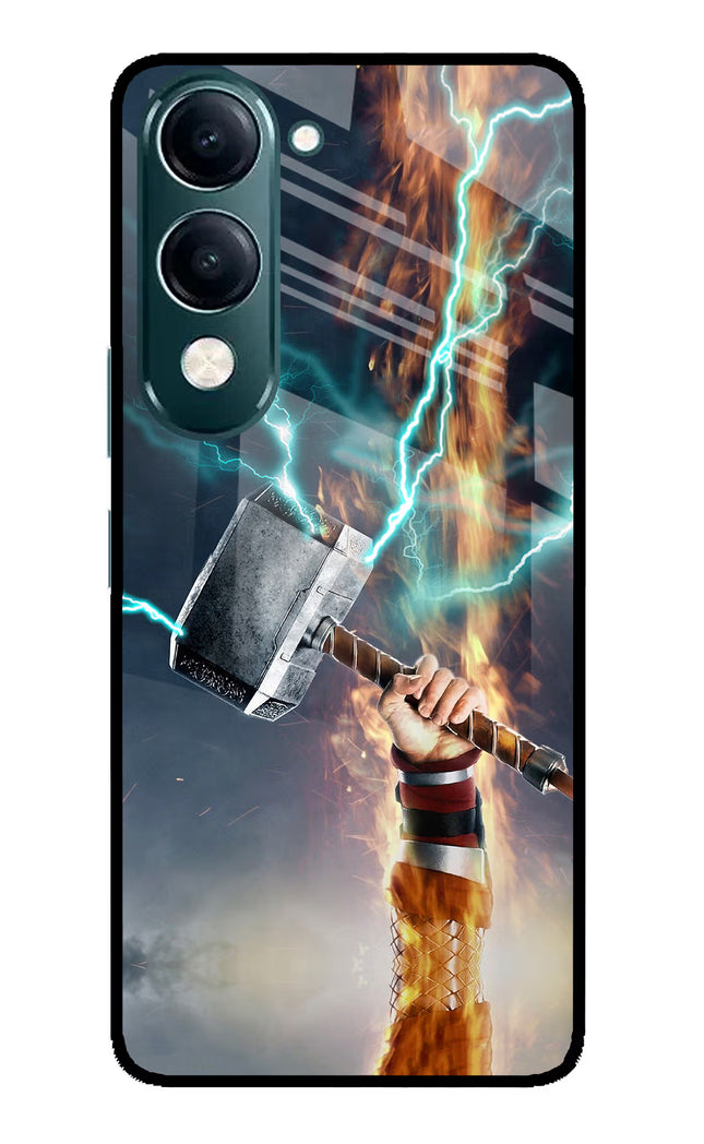 Thor Hammer Mjolnir iQOO Z10 Lite 5G Glass Case Back Cover by Casekaro