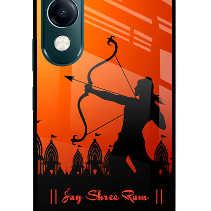 Lord Ram - 4 iQOO Z10 Lite 5G Glass Case Back Cover by Casekaro