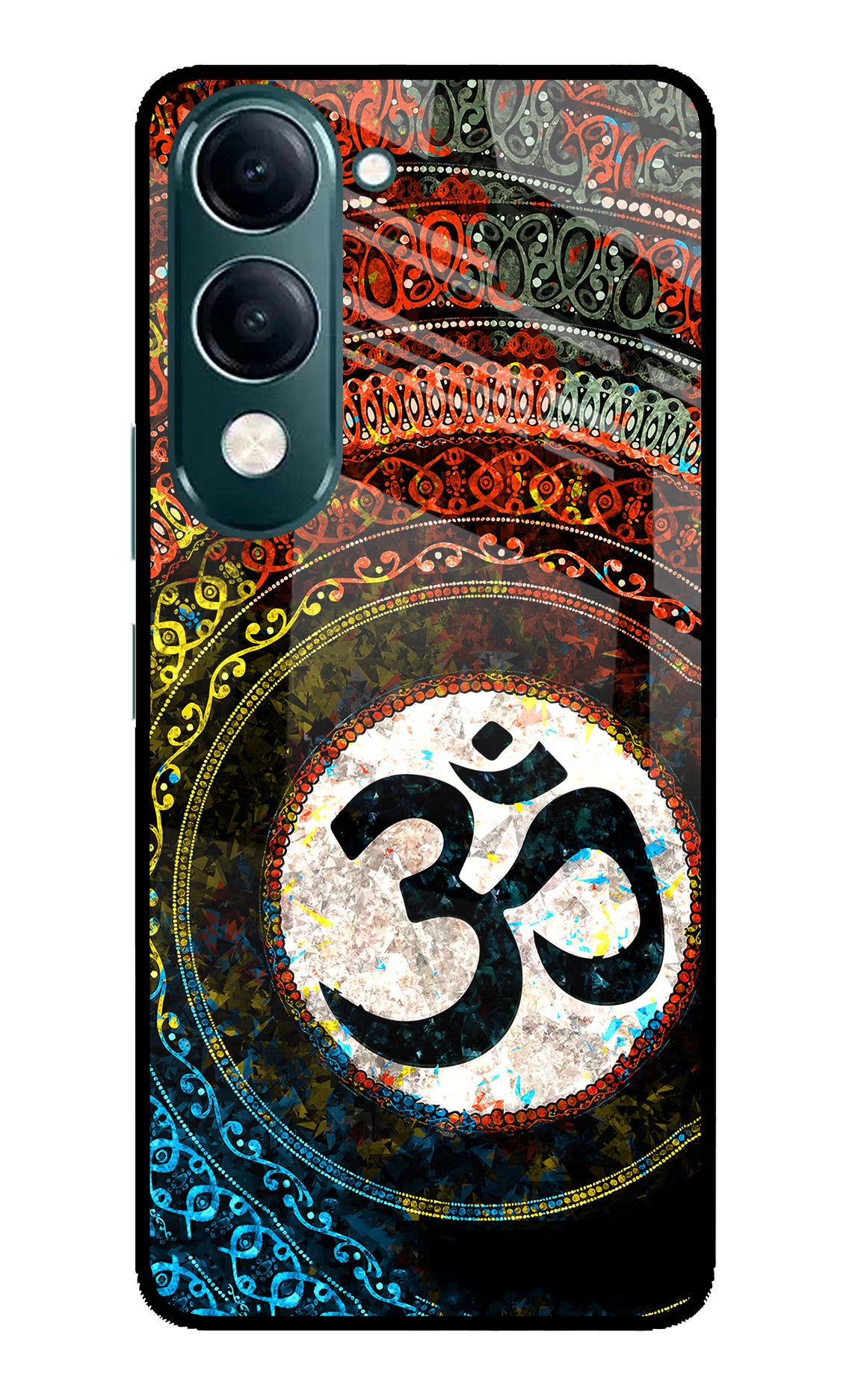 Om Cultural iQOO Z10 Lite 5G Glass Case